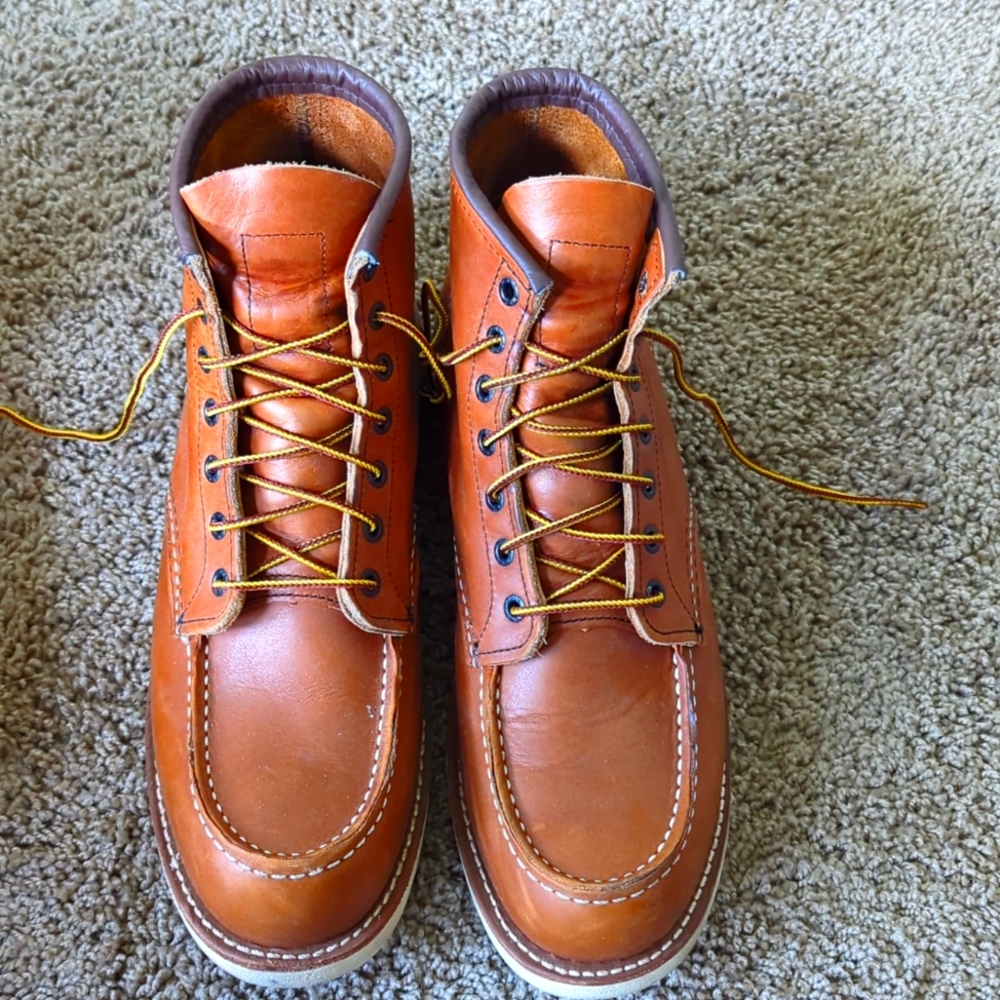 Red Wings Traction Tred Moc Toe 10875 Mens 6 inch Soft Toe Boot size 11